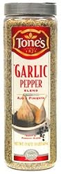 Tone's Garlic Pepper Blend - 22 oz shaker