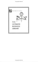 The Ultimate Business Library: The Greatest Books That Made Management (The Ultimate Series)