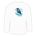 Long Sleeve T-shirt with wild, heliomaster, humming-bird, life, furcifer, hummingbird, fauna, birds, bird, angel Large White