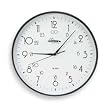 Dakota Designs 2CHZ7 Clock, Rnd, Analog, 12 In, Blk, 120V