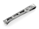 Stainless steel tie side with cut out accents