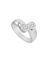 Diamond 8 Ring 14K White Gold - 0.75 CT Diamonds