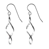 Sterling Silver Small Twisted Drop Earrings