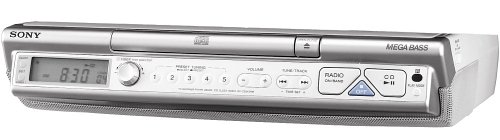 Sony ICF-CD543RM Kitchen CD Clock Radio (Silver)