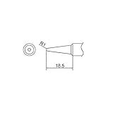 FL19846 Ｒ１．０ｍｍ　こて先　（ＥＡ３０４ＨＤ－４７用）