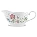 Lenox Butterfly Meadow Bone Porcelain Gravy Boat with Stand
