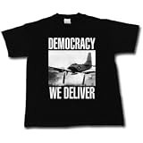 Buy John Yates - DEMOCRACY T-shirt, Black by John Yates