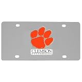 Clemson Tigers Logo License Plate - NCAA College Athletics - Fan Shop Sports Team Merchandise