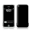 Solid State Black Design Protective Skin Decal Sticker for Apple iPhone (2G)1st Generation