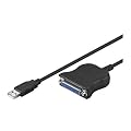 mr!tech Cable adaptateur pour imprimantes parall�les | USB (type A, m�le) vers DB25 (femelle)