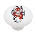 Tribal Tiger Decorative High Gloss Ceramic Drawer Knob