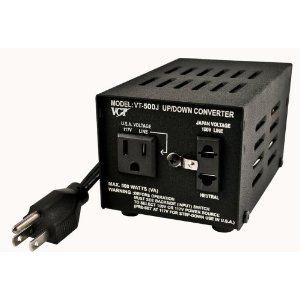 VCT VT-500J - Japanese Step Up/Down Voltage Transformer Converts Japan 100 Volts to 110V Or Vice Versa - 500 Watt
VCT VT-500J - Japanese Step Up/Down Voltage Transformer Converts Japan 100 Volts to 110V Or Vice Versa - 500 Watt