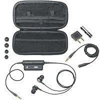 Audio-Technica ATH ANC3BK NoiseCancel Earphone BK!