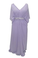Plus Size A-line V-neck Chiffon Short Sleeves Crystal Evening Dress/Mother-of-the-Bride Dress/Party Dress  with a Brush/Sweep Train 