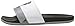 adidas Men's Adilette Team, White/Core Black/Solid Grey, 9