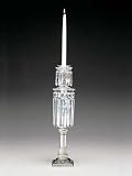 Schonbek 71080-74 Parchment Bronze Dorchester Crystal Single Light Up Lighting Candlestick from the Dorchester Collection