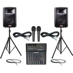 Alesis Multimix 8 USB FX/Harbinger APS12 PA Package (Standard)