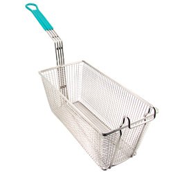 Deep Fryer Basket - Large - Green Handle by Deep Fryers