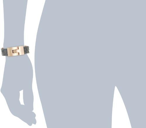 Leighelena "Jigsaw Buckle Bracelet" Thin Grey Python Bracelet