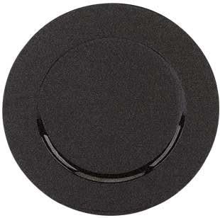 Tabletop Classics Black With Speckles Charger Plates Pkg/12 TRB-6695