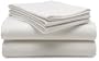 Pinzon 200-Gram Supima Velvet Flannel King Sheet Set, Snow White