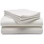 Pinzon 200-Gram Supima Velvet Flannel California King Sheet Set, Snow White