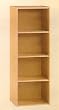NEW 4 LEVEL WOODEN CABINET / BOOKCASE IN NATURAL FINISH