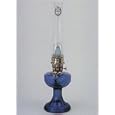 Aladdin Kerosene Mantle Cobalt Blue Short Lincoln Drape Lamp