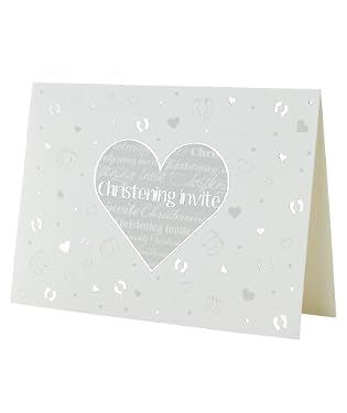 Christening Invite Card - 8pk