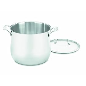 Cuisinart Contour Stainless 12 Quart Stockpot with Cover