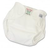 Imse Vimse Organic Cotton Diaper Cover-Large White