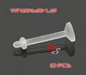 LOT 10 CLEAR Lip LABRET RETAINER piercing 16 g 16 Gauge
