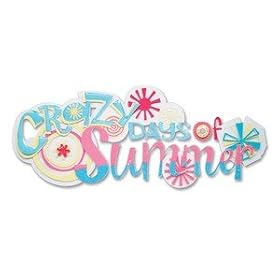 Jolees  Boutique A Day At The Beach Title Waves Stickers, Crazy Days
