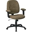 Swivel Tilt Chair with Padded Height Adjustable Arms In Sage Finish By Office Star