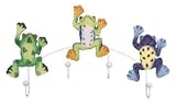 tree FROG Towel bathroom Quad 4 HOOK HANGER bath decor