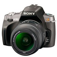 Sony Alpha DSLR-A380 Digital SLR with 18-55mm & 75-300mm Lenses and Carrying Case wtih Turtorial DVD