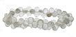 Peanut Style Crystal Bracelet - Crystal Quartz Peanut Style Crystal Bracelet - Crystal Quartz