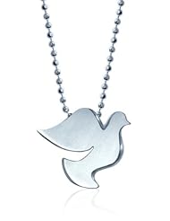 Alex Woo "Little Faith" Sterling Silver Dove Pendant Necklace, 16"