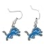 Detroit Lions Dangling Earrings title=