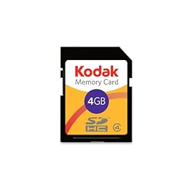 Kodak SDHC 4 GB Class 4 Flash Memory Card (Bulk)