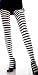 COLOR CHOICES - Fun Striped Nylon/Poly Tights - Great for Holidays, Costumes and Everyday Fun!