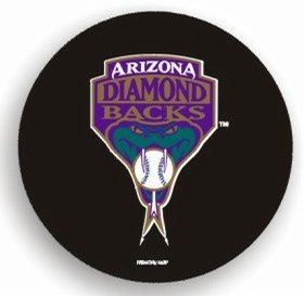 Arizona Diamondbacks Black Tire Cover by SHOPZEUS.COM