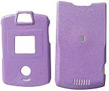Glitter Light Purple - Motorola RAZR V3 V3c V3m Hard Case - Protective Faceplate Cover