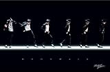 Michael Jackson - Moonwalk by Unknown. Size 36.00 inches width by 24.00 inches height. High Quality Art Poster Print