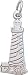 Lighthouse: Cape Hatteras NC Charm by Rembrandt Charms