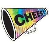 Tie Dye Cheer Magnet