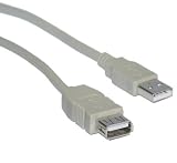 6 Feet USB 2.0 A-A Extension Cable Male to Female, (USB2.0 Cables with A Male to A Female Connectors)