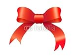 Wallmonkeys Peel and Stick Wall Decals - Red Bow - 60