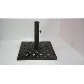 Ewins Cast Iron Square Umbrella Stand - Antique Iron by Ewins