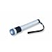 Ansmann X2 LED Handliche Metalltaschenlampe 0,5 Watt, 40 m, ca. 20h (2x Mignon AA) silber